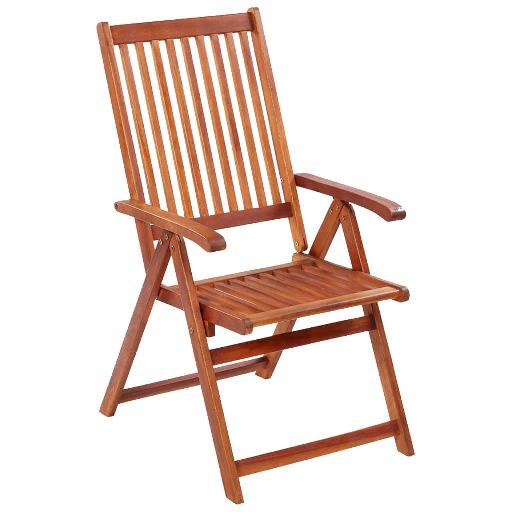 Folding Patio Chairs 3 pcs Solid Acacia Wood at Set Shop and Smile