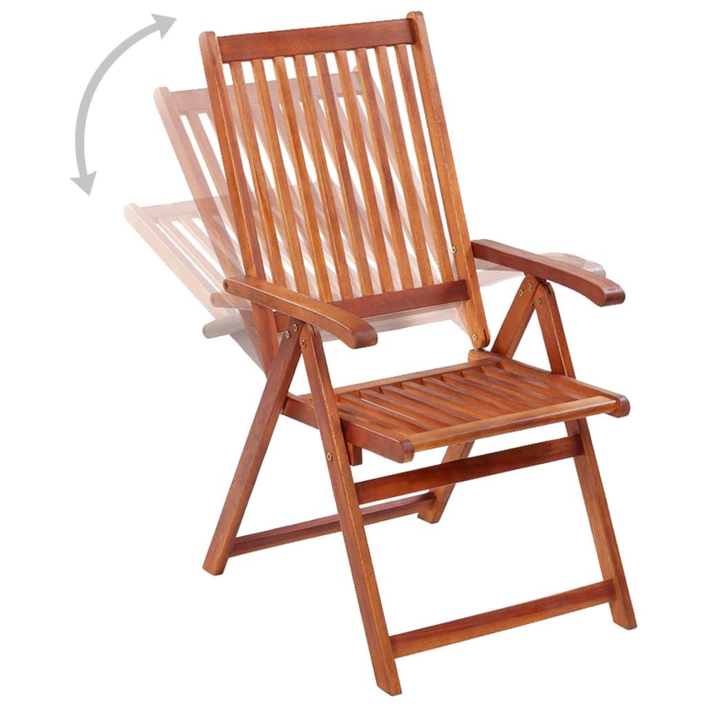 Folding Patio Chairs 3 pcs Solid Acacia Wood at Set Shop and Smile