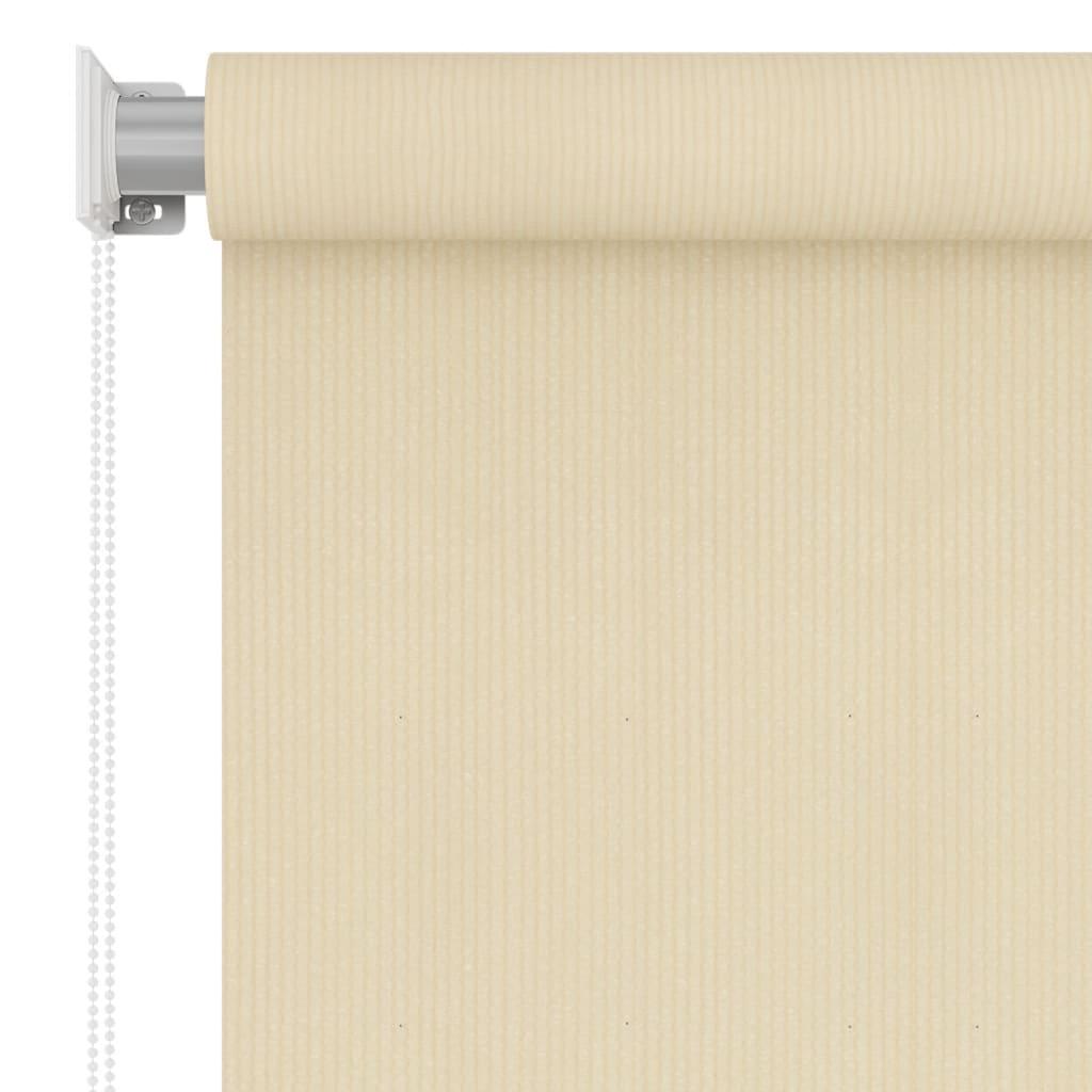 Outdoor Roller Blind Cream 23.6"x55.1" HDPE at Set Shop and Smile