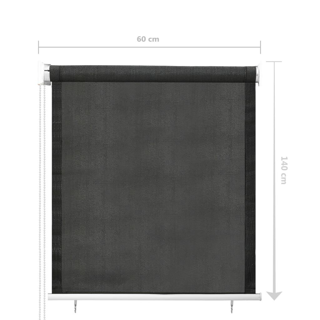 Outdoor Roller Blind 23.6"x55.1" Anthracite at Set Shop and Smile