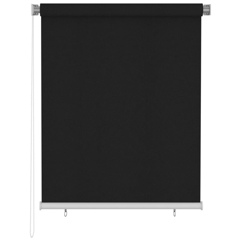 Outdoor Roller Blind 47.2"x55.1" Black at Set Shop and Smile