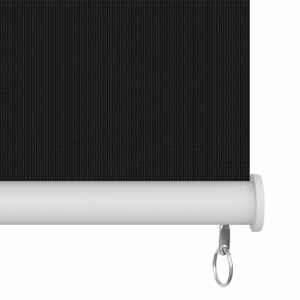Outdoor Roller Blind 55.1"x90.6" Black at Set Shop and Smile