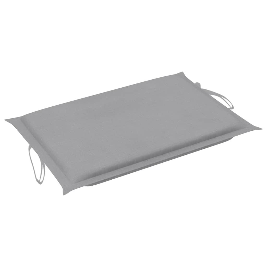 Sun Lounger Cushion Gray 73.2"x22.8"x1.2" at Set Shop and Smile