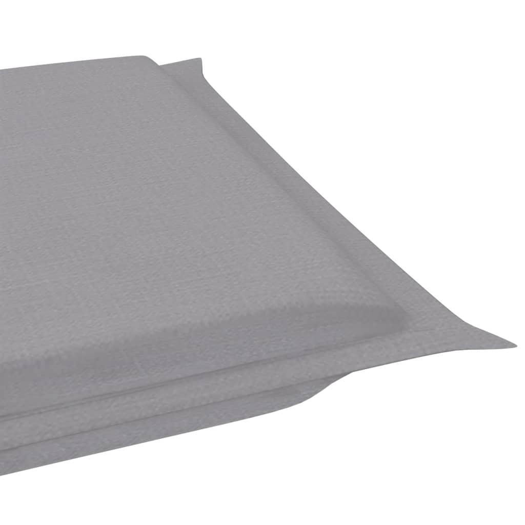 Sun Lounger Cushion Gray 73.2"x22.8"x1.2" at Set Shop and Smile