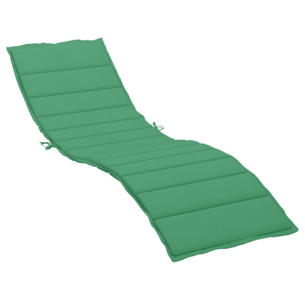 Sun Lounger Cushion Green 78.7"x23.6"x1.2" Oxford Fabric at Set Shop and Smile