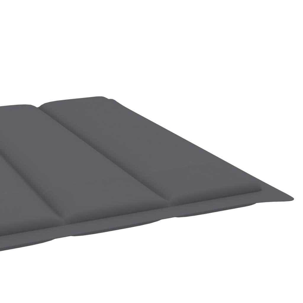 Sun Lounger Cushion Anthracite 78.7"x27.6"x1.2" Fabric at Set Shop and Smile