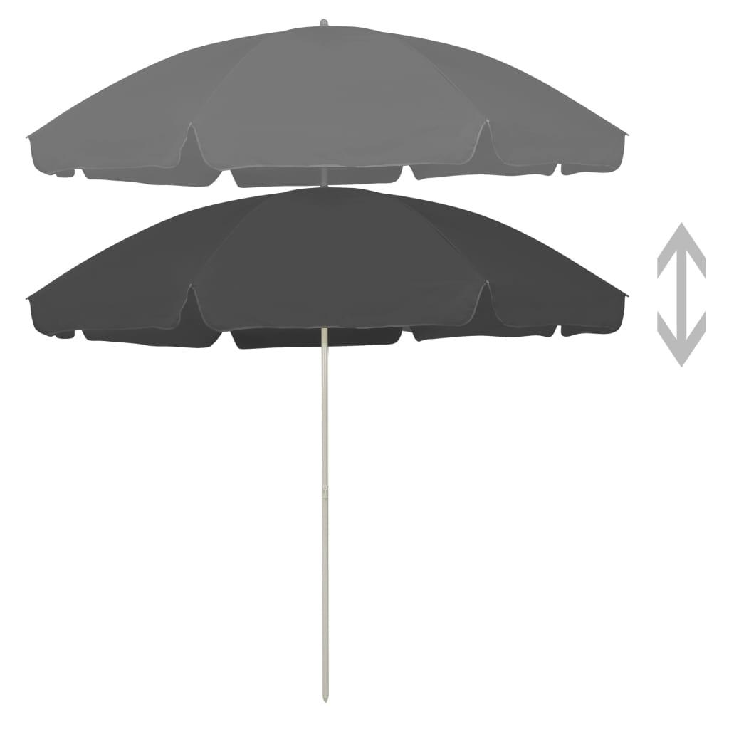Beach Umbrella Anthracite 118.1" at Set Shop and Smile