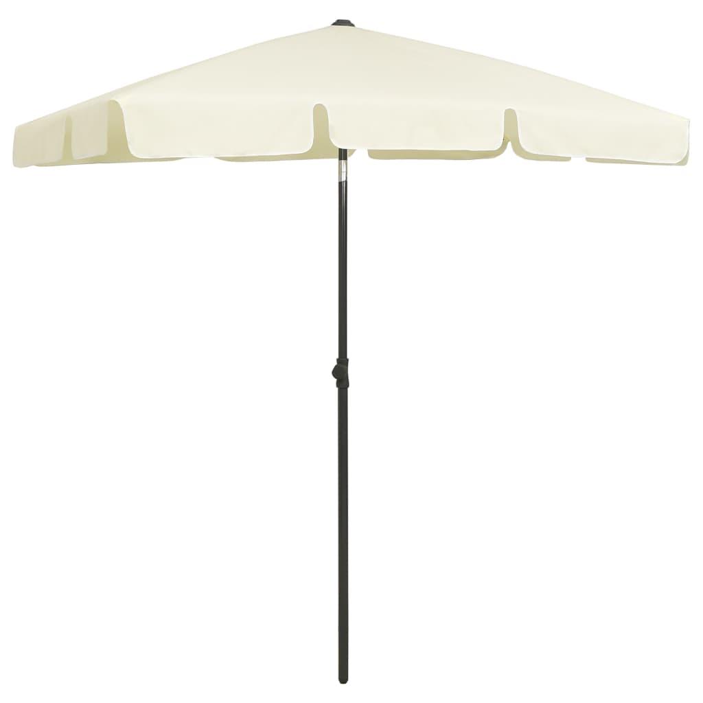 Beach Umbrella Sand Yellow 70.9"x47.2" at Set Shop and Smile