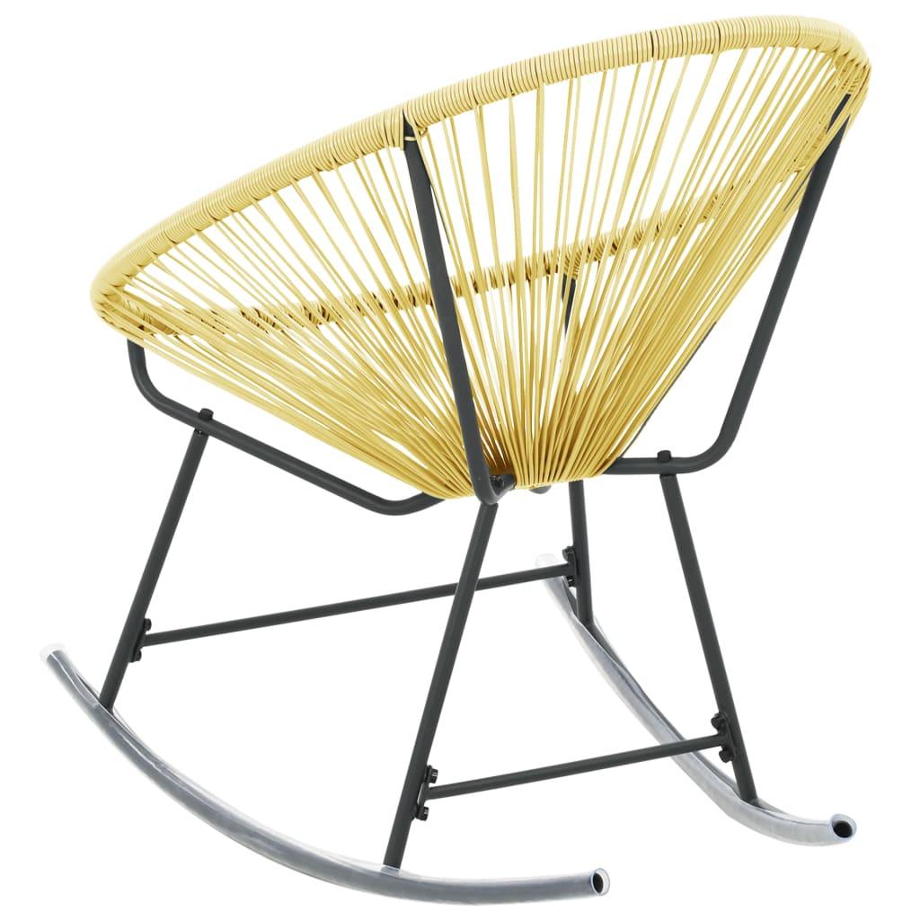 Outdoor Acapulco Chair Poly Rattan Beige at Set Shop and Smile