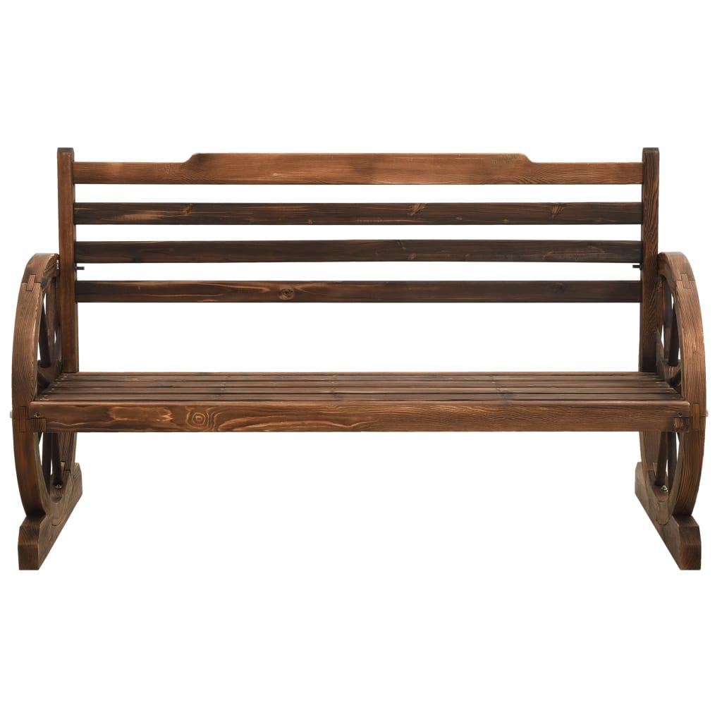 Patio Bench 44" Solid Firwood at Set Shop and Smile