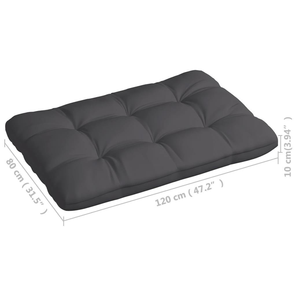 Pallet Sofa Cushion Anthracite 47.2"x31.5"x3.9" at Set Shop and Smile