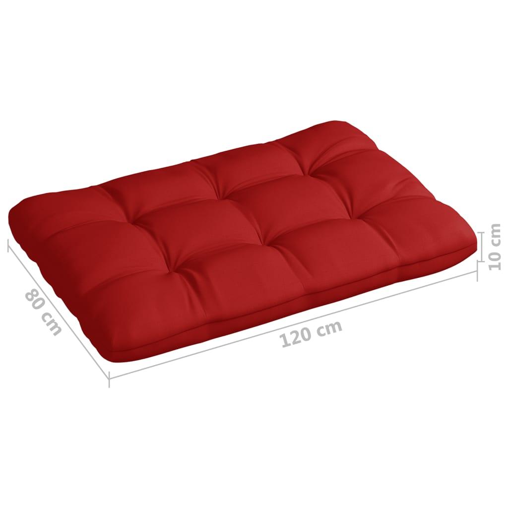 Pallet Sofa Cushion Red 47.2"x31.5"x3.9" at Set Shop and Smile