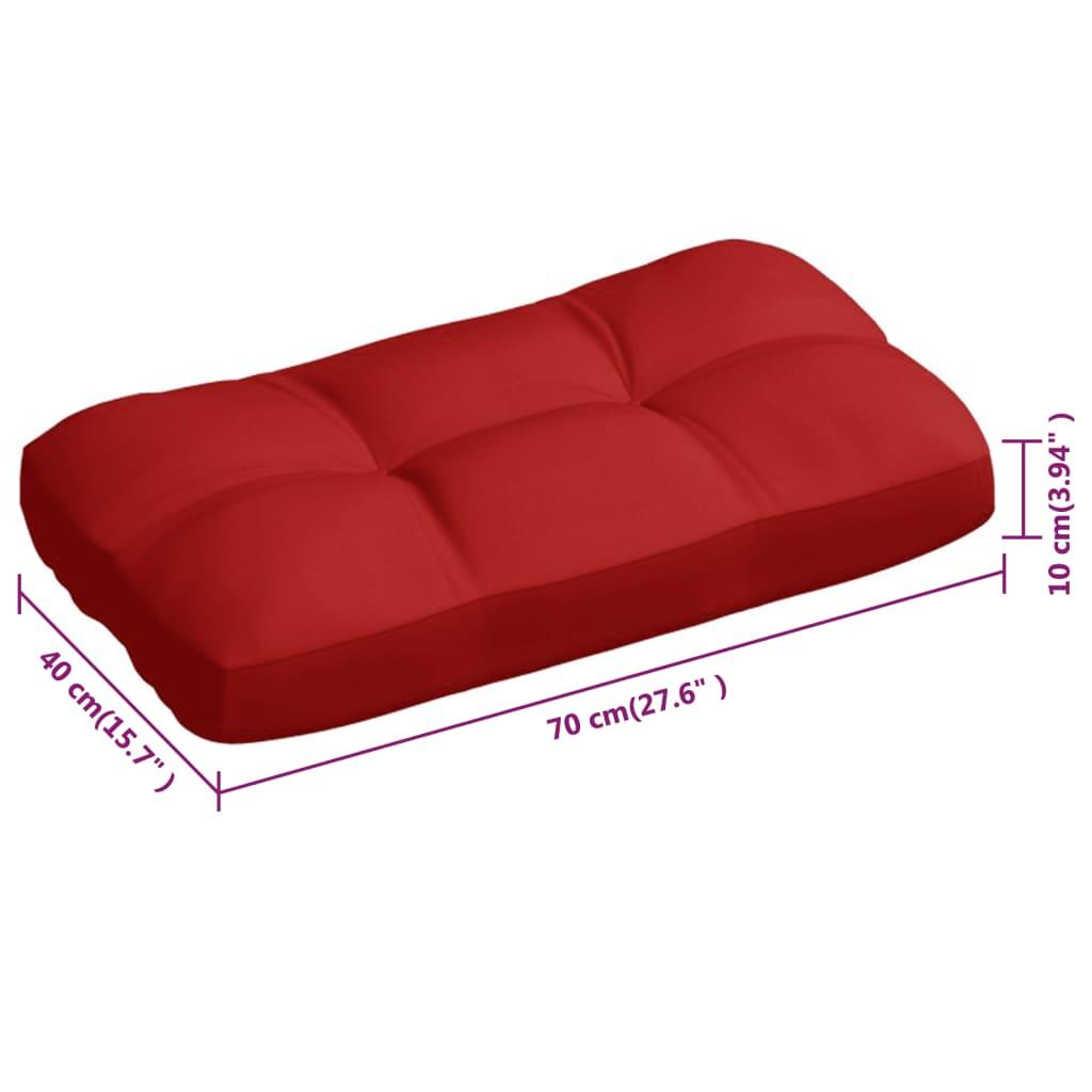 Pallet Sofa Cushions 3 pcs Red at Set Shop and Smile