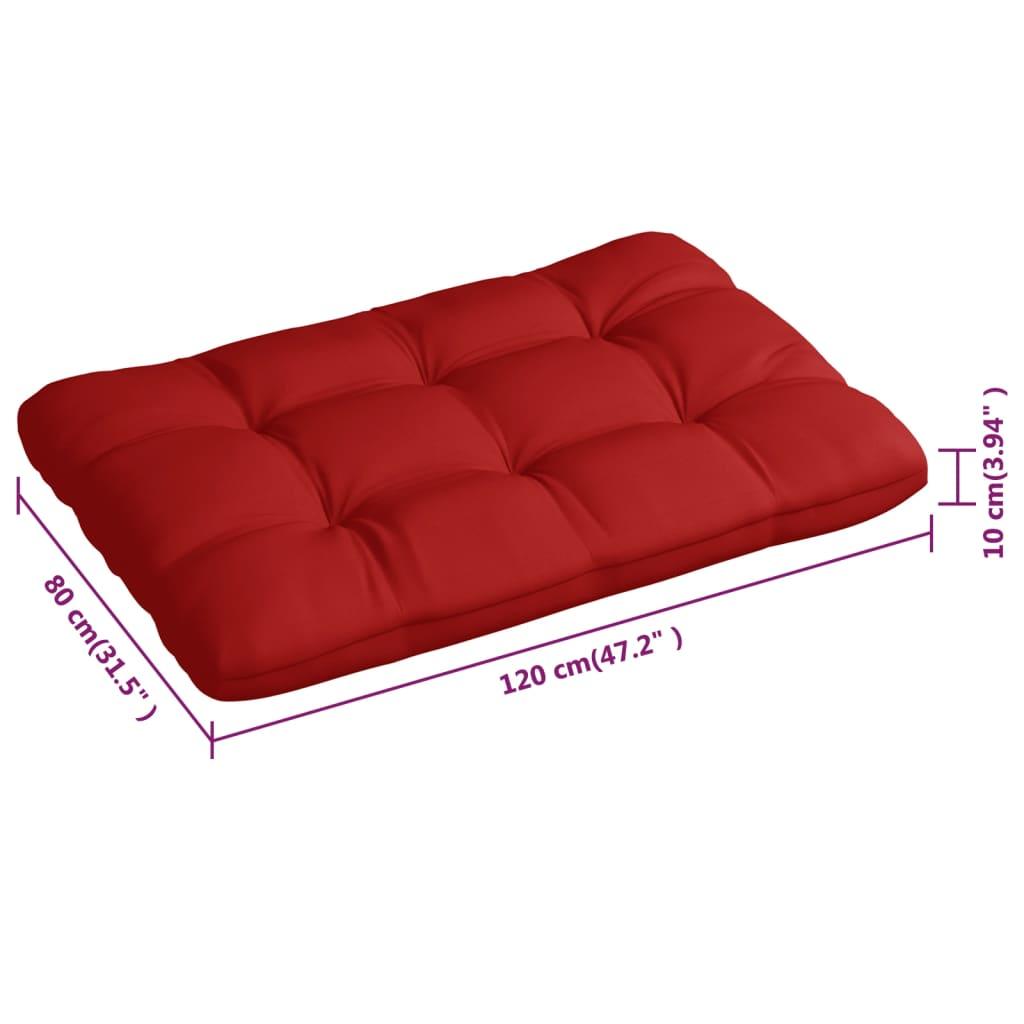 Pallet Sofa Cushions 3 pcs Red at Set Shop and Smile