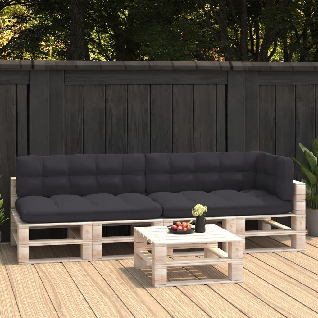 Pallet Sofa Cushions 5 pcs Anthracite at Set Shop and Smile