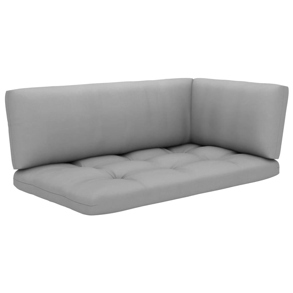 Pallet Sofa Cushions 3 pcs Gray at Set Shop and Smile