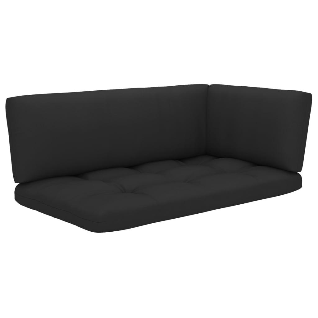 Pallet Sofa Cushions 3 pcs Black at Set Shop and Smile