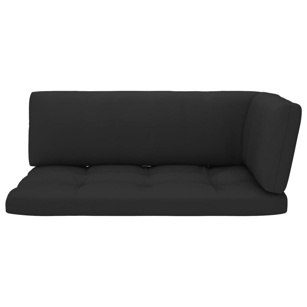 Pallet Sofa Cushions 3 pcs Black at Set Shop and Smile