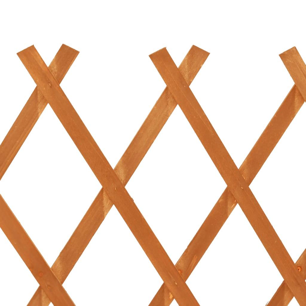 Garden Trellis Fence Orange 47.2"x35.4" Solid Firwood at Set Shop and Smile