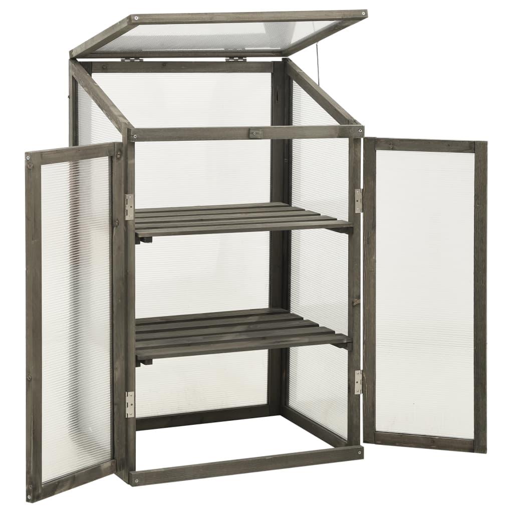 Greenhouse 23.6"x17.7"x39.4" Firwood at Set Shop and Smile