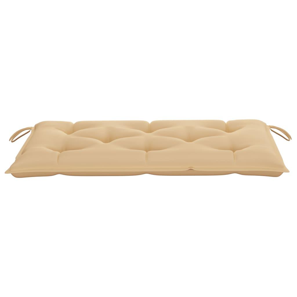 Garden Bench Cushion Beige 39.4"x19.7"x 2.8" Fabric at Set Shop and Smile