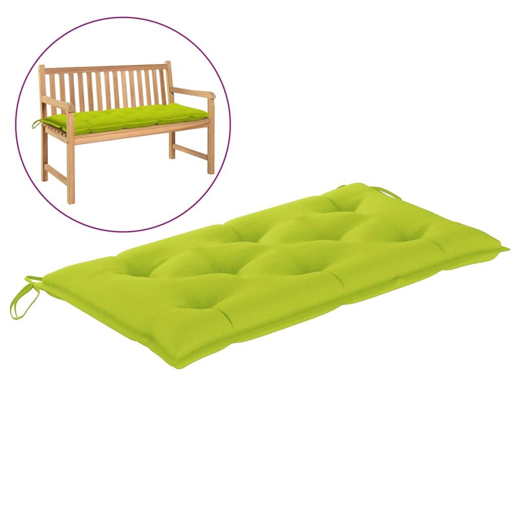 Garden Bench Cushion Bright Green 39.4"x19.7"x 2.8" Fabric at Set Shop and Smile