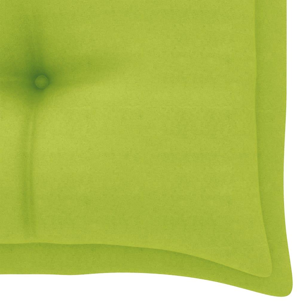 Garden Bench Cushion Bright Green 39.4"x19.7"x 2.8" Fabric at Set Shop and Smile