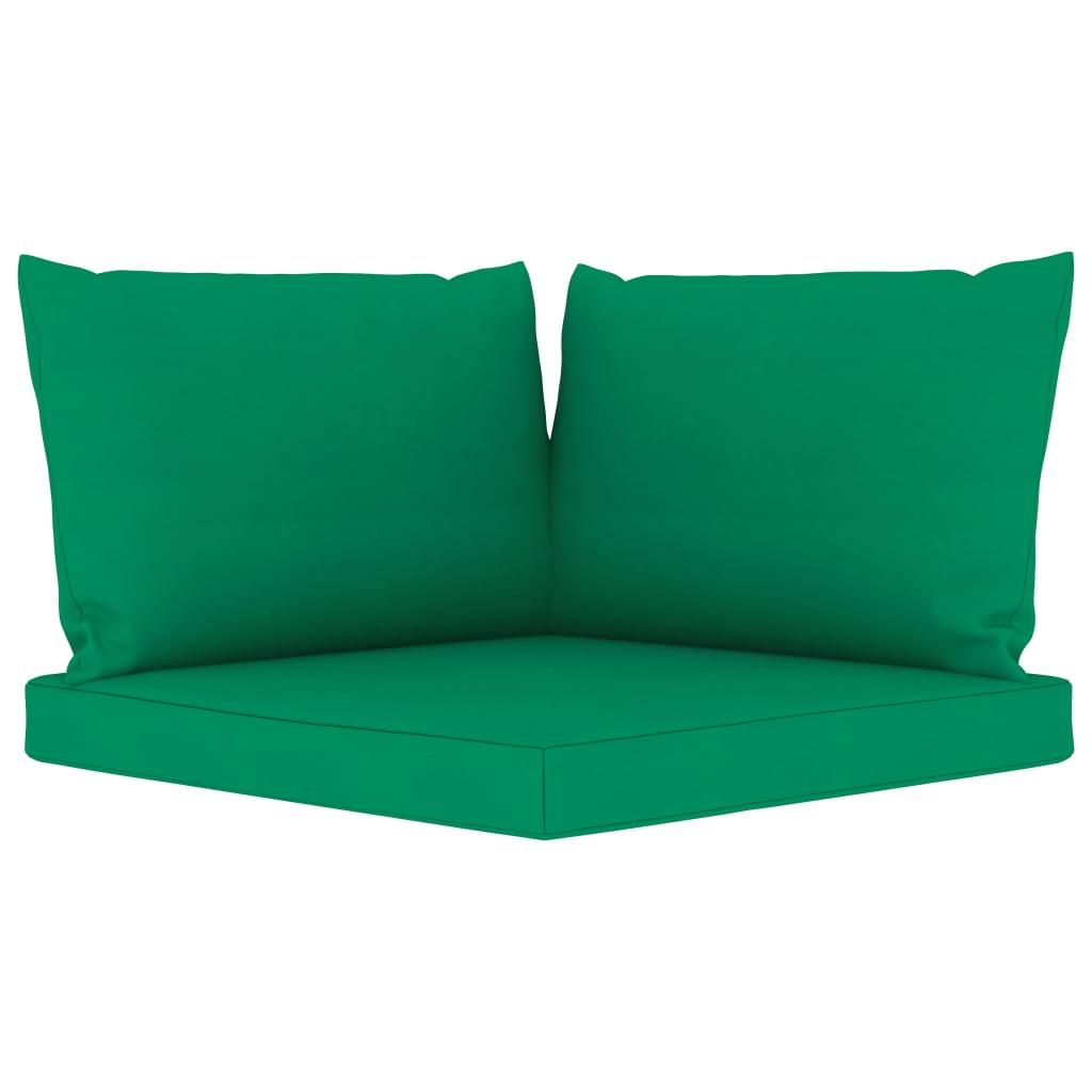 Pallet Sofa Cushions 3 pcs Green Fabric at Set Shop and Smile