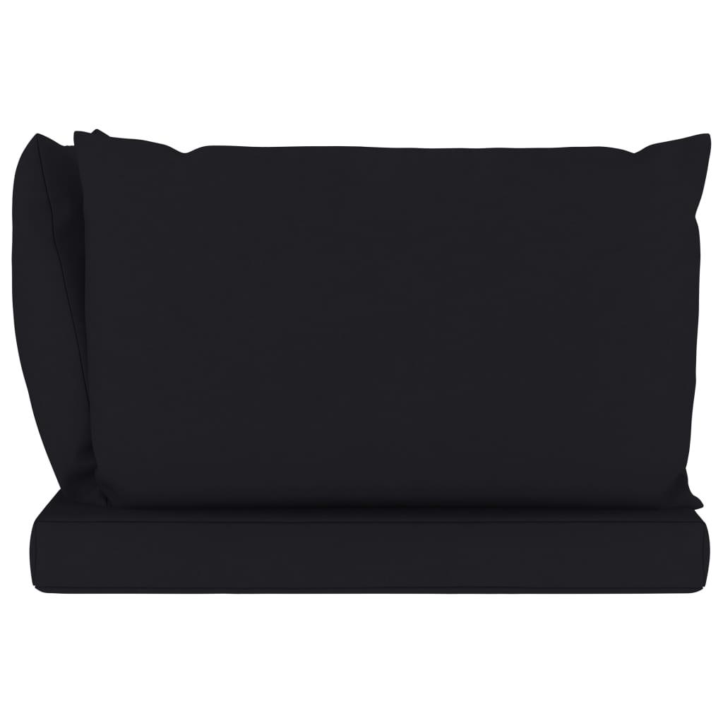 Pallet Sofa Cushions 3 pcs Black Fabric at Set Shop and Smile