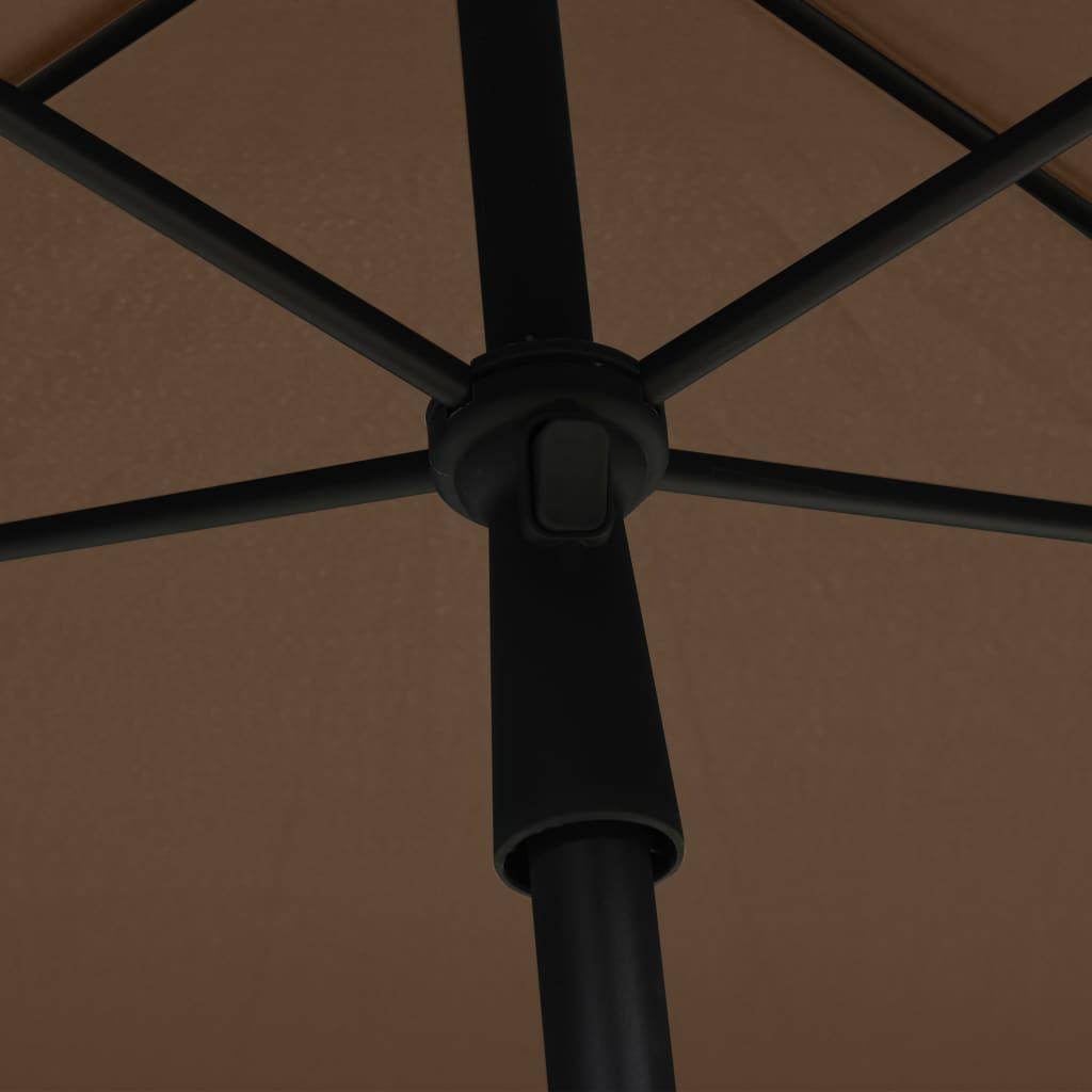 Garden Parasol with Pole 82.7"x55.1" Taupe at Set Shop and Smile