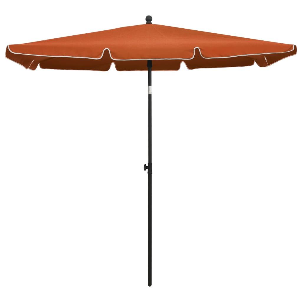 Garden Parasol with Pole 82.7"x55.1" Terracotta at Set Shop and Smile