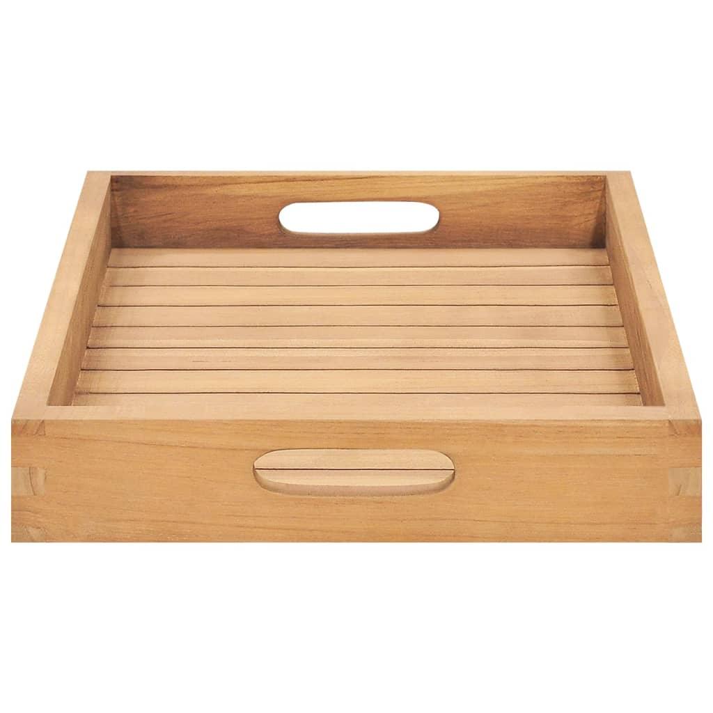 Serving Tray 23.6"x13.8" Solid Wood Teak at Set Shop and Smile