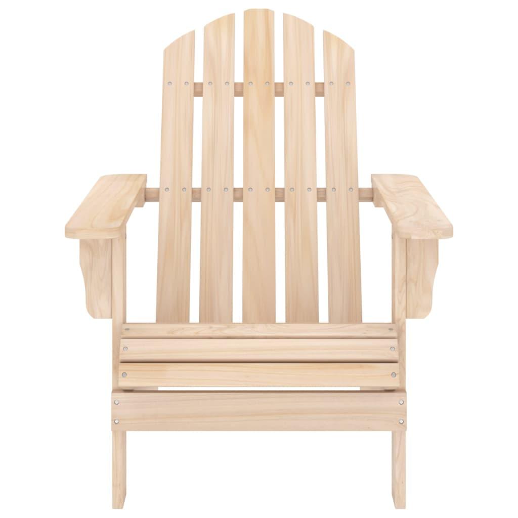 Patio Adirondack Chair with Table Solid Fir Wood at Set Shop and Smile