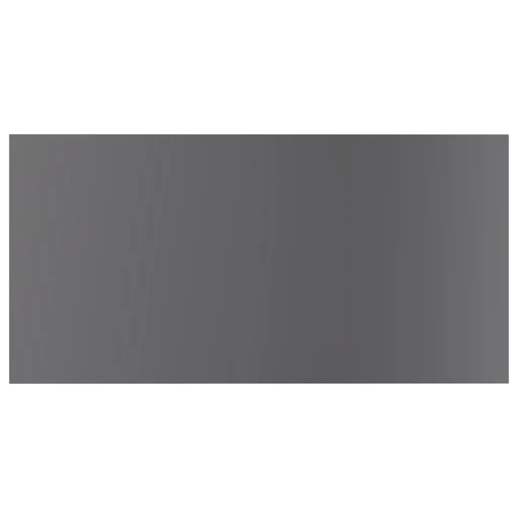 Bookshelf Boards 8 pcs High Gloss Gray 15.7"x7.9"x0.6" Engineered Wood at Set Shop and Smile