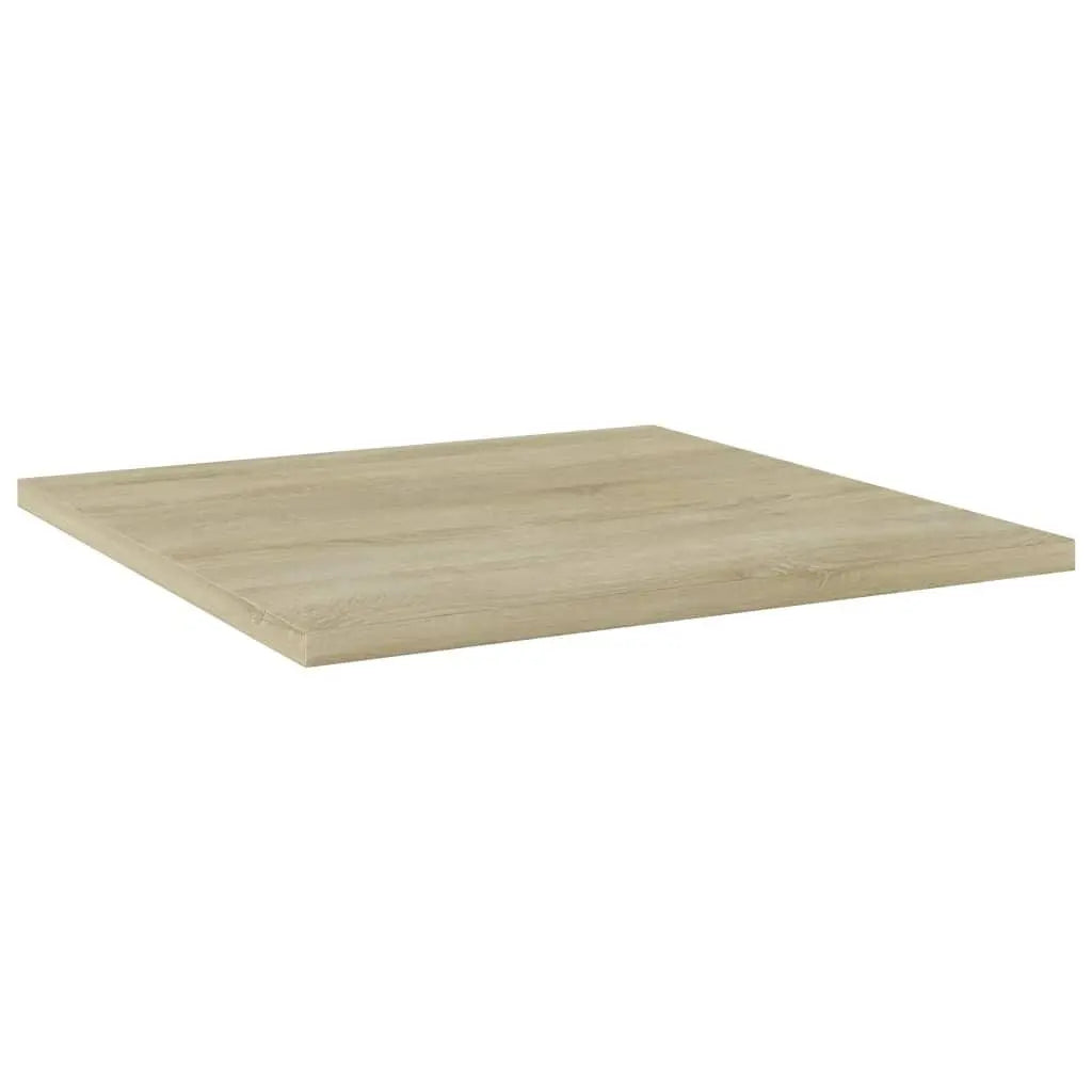 Bookshelf Boards 4 pcs Sonoma Oak 15.7"x15.7"x0.6" Engineered Wood at Set Shop and Smile