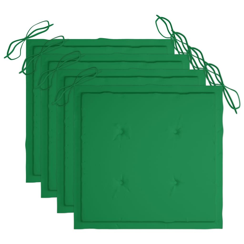 Patio Dining Chairs 3 pcs with Cushions Solid Acacia Wood at Set Shop and Smile