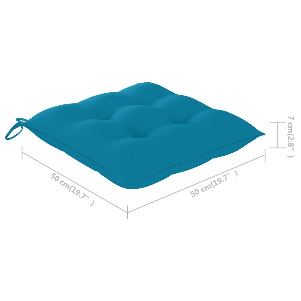 Patio Dining Chairs 3 pcs with Cushions Solid Acacia Wood at Set Shop and Smile