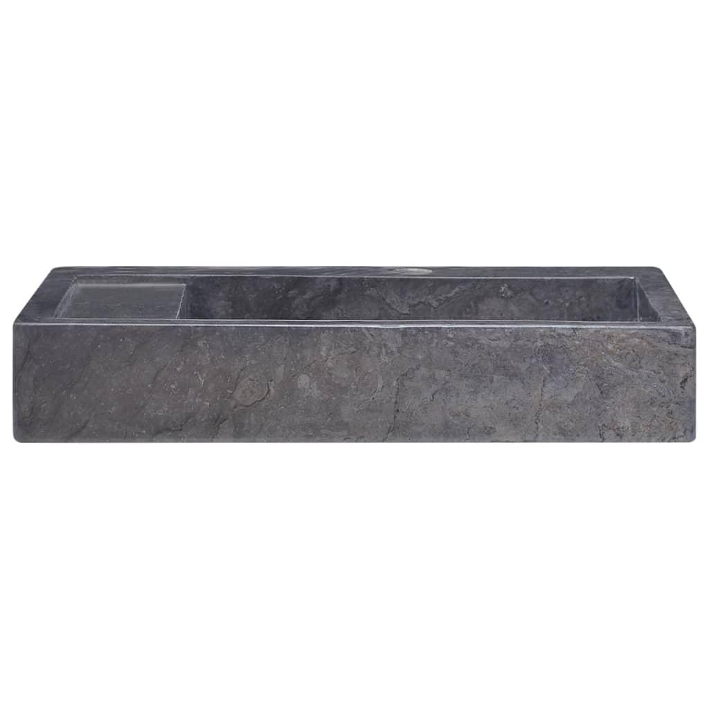 Sink Black 22.8"x15.4"x3.9" Marble at Set Shop and Smile