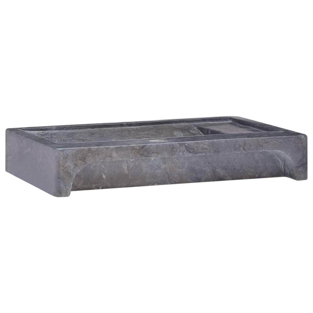 Sink Black 22.8"x15.4"x3.9" Marble at Set Shop and Smile