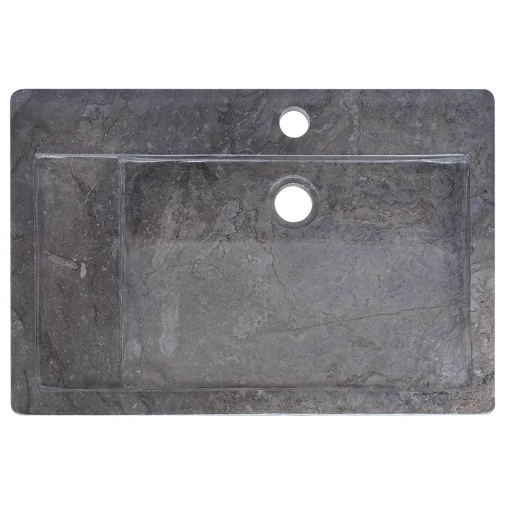 Sink Black 22.8"x15.4"x3.9" Marble at Set Shop and Smile