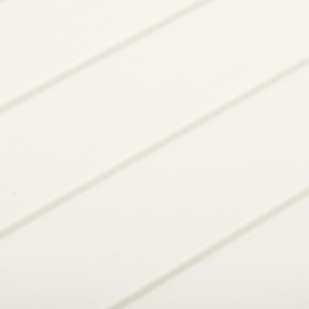 Patio Table White 20.9"x20.9"x15.7" Plastic at Set Shop and Smile