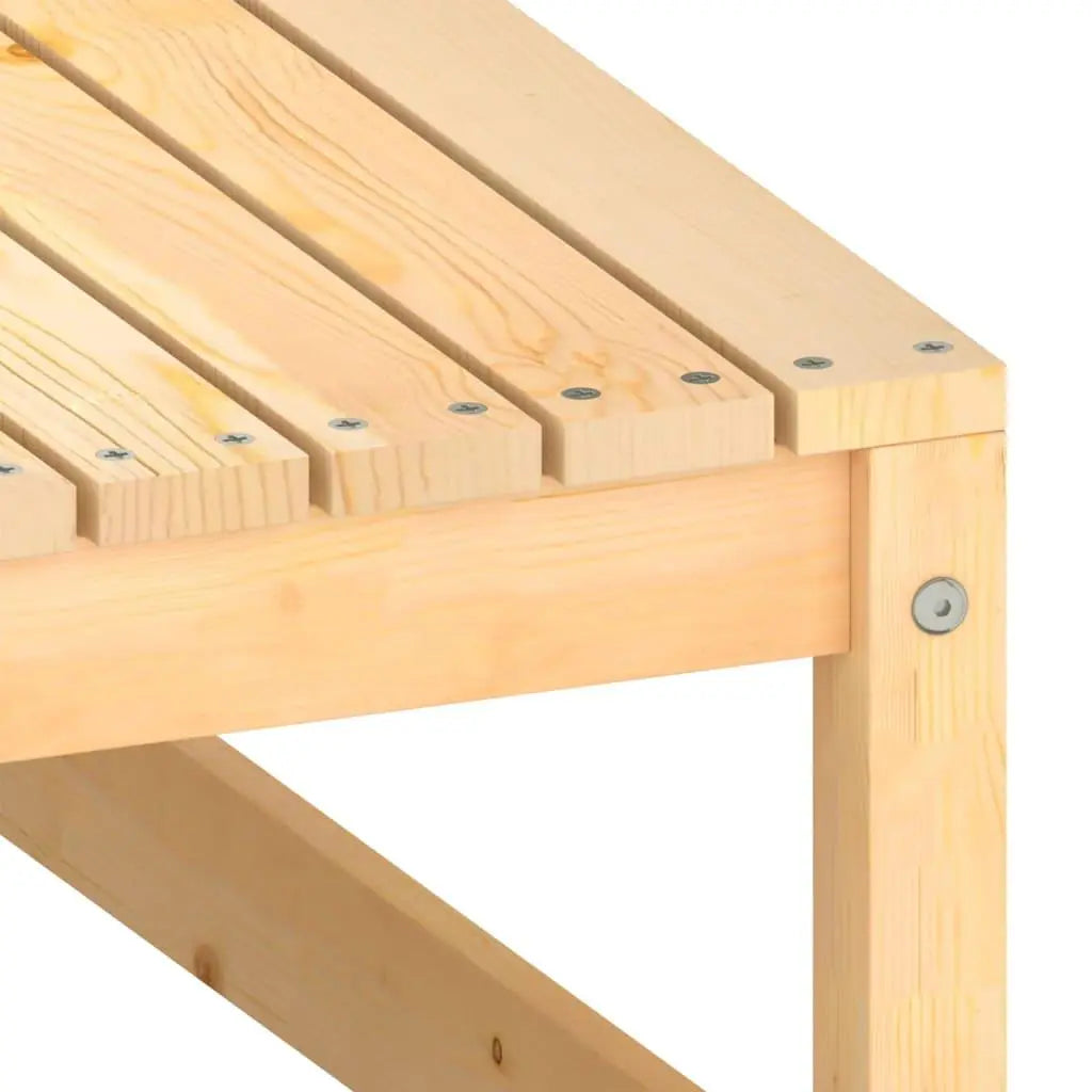 2 Piece Patio Lounge Set with Cushions Solid Pinewood at Set Shop and Smile