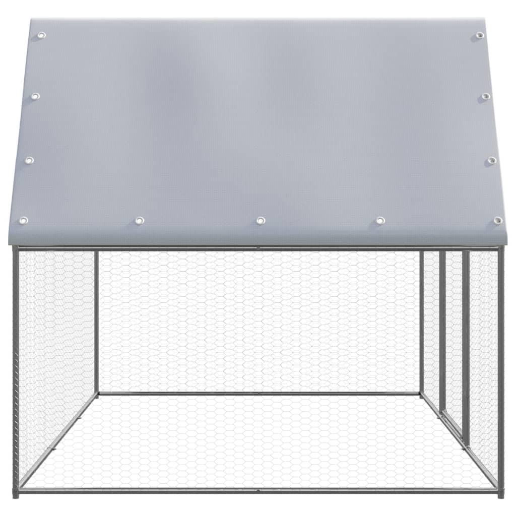 Outdoor Chicken Cage 9.8'x6.6'x6.6' Galvanized Steel at Set Shop and Smile