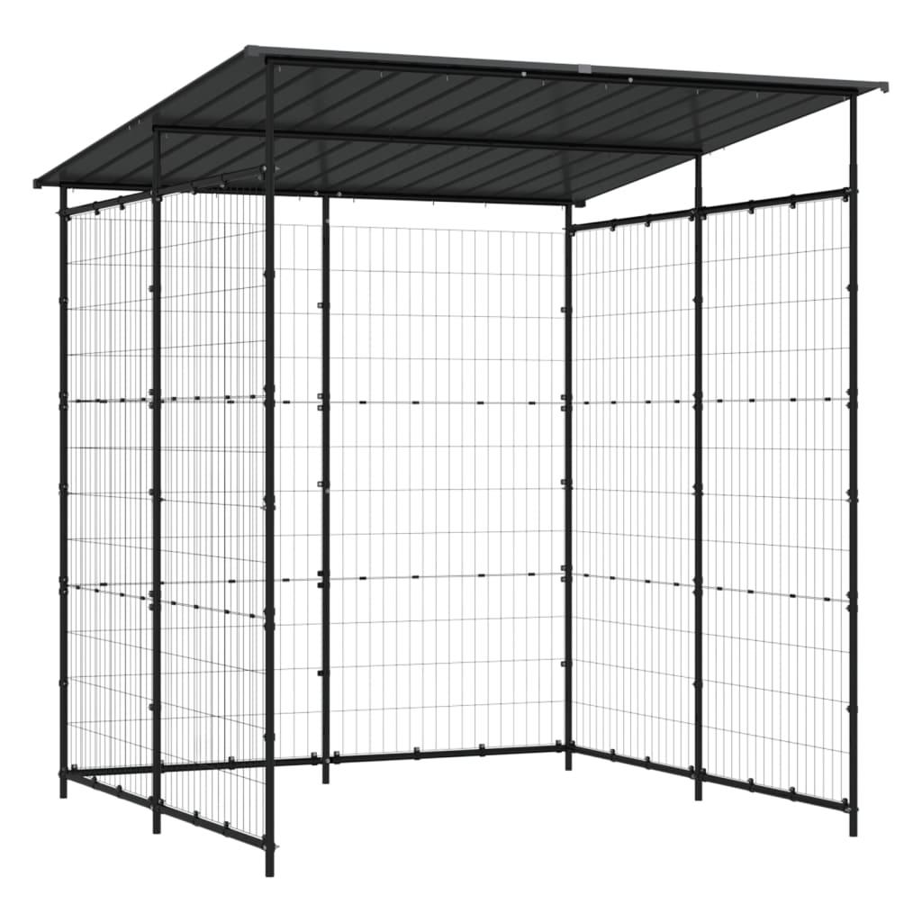 Bicycle Shed 74.8"x74.8"x87.4" Steel Black at Set Shop and Smile