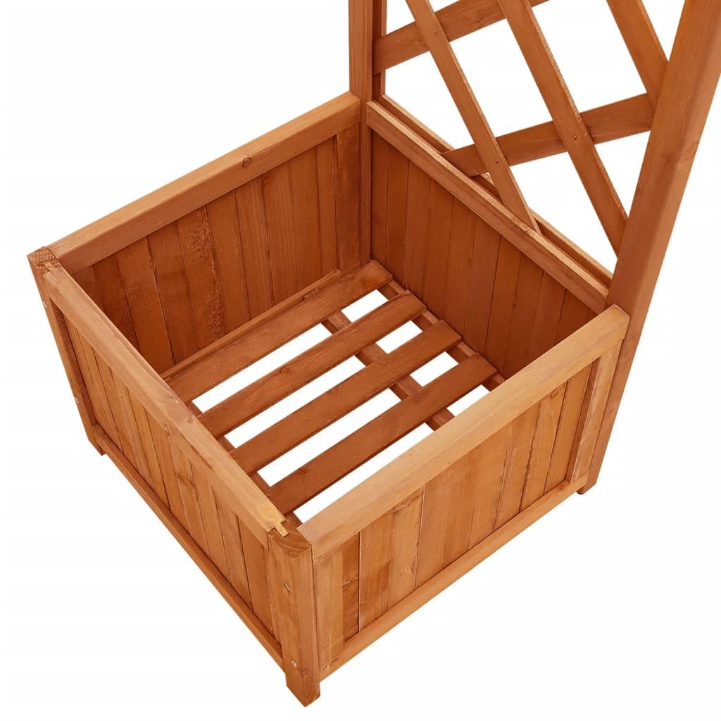 Garden Pergola with Planter Solid Firwood at Set Shop and Smile