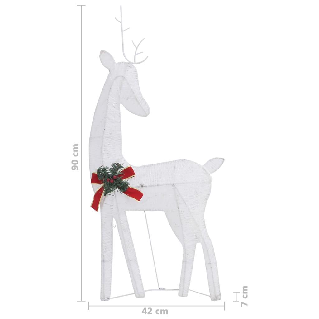 Christmas Reindeer Family 106.3"x2.8"x35.4" White Cold White Mesh at Set Shop and Smile