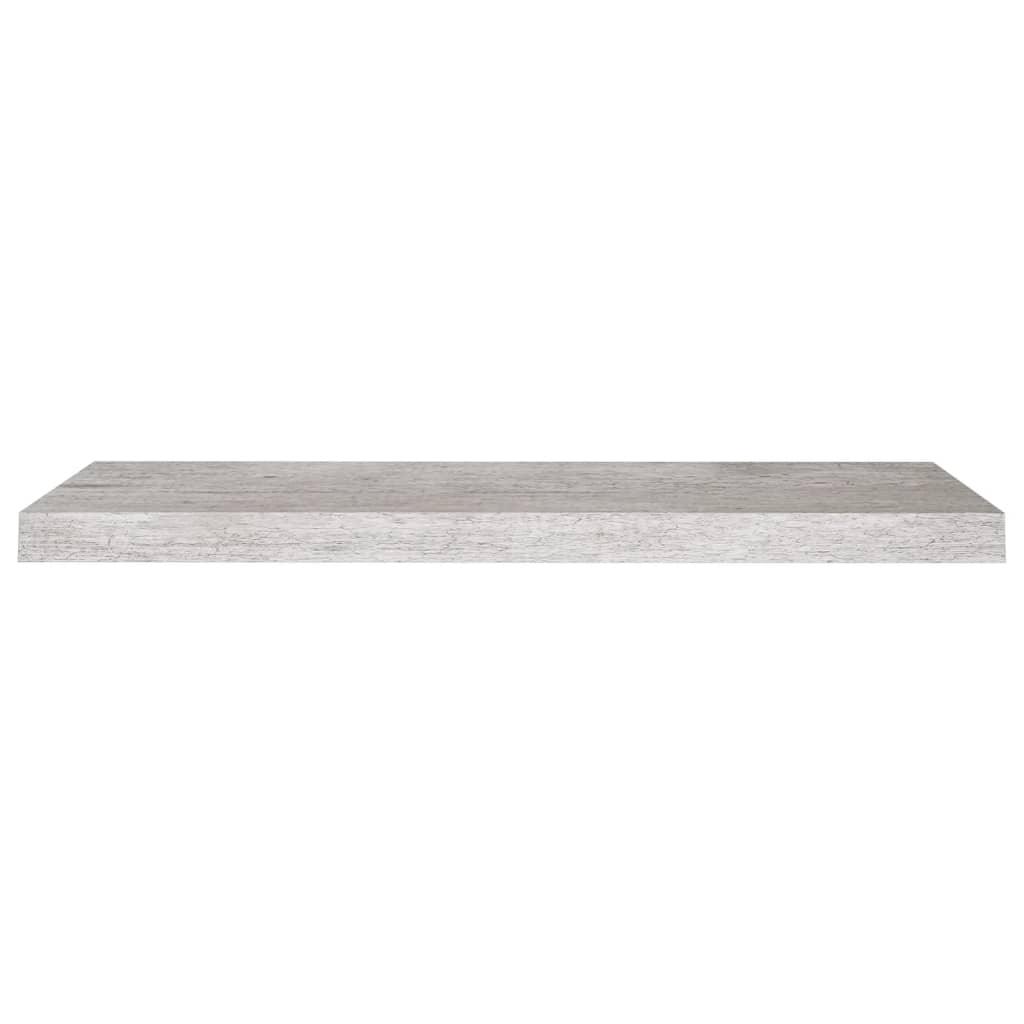 Floating Wall Shelf Concrete Gray 31.5"x9.3"x1.5" MDF at Set Shop and Smile