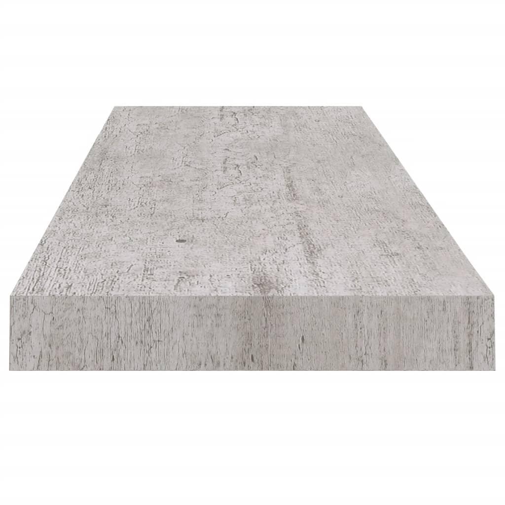Floating Wall Shelf Concrete Gray 31.5"x9.3"x1.5" MDF at Set Shop and Smile