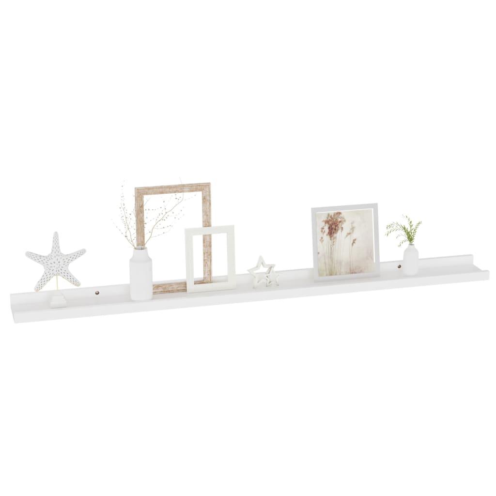 Wall Shelves 4 pcs White 39.4"x3.5"x1.2" at Set Shop and Smile