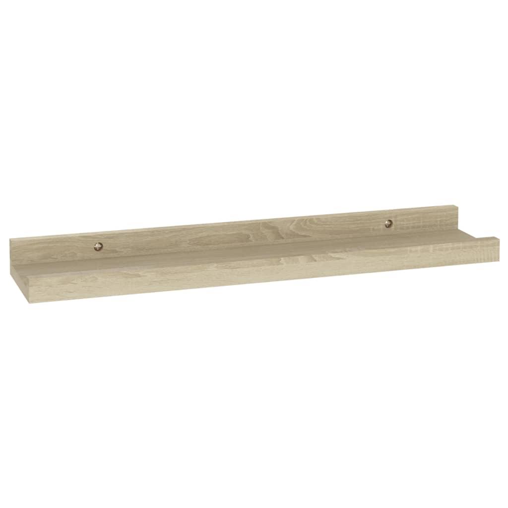 Wall Shelves 2 pcs Sonoma Oak 15.7"x3.5"x1.2" at Set Shop and Smile